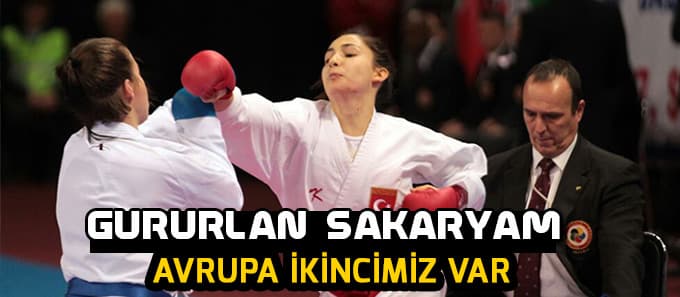 Sakaryalı Duygu, Avrupa ikincisi oldu