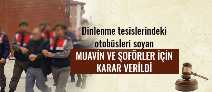 Mola veren otobüslerden hırsızlık yapan 4 şüpheli yakalandı