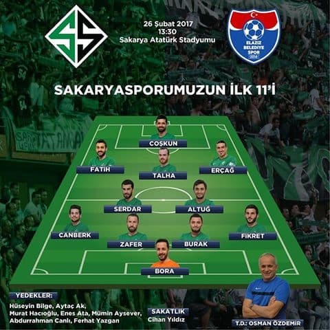 Sakaryaspor, Elaziz Belediyespor'u gol yağmuruna tuttu