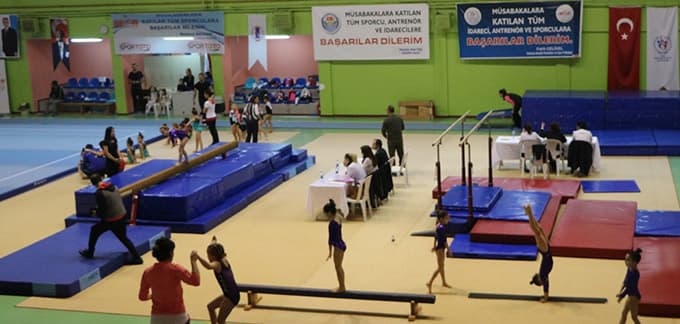 Cimnastikte ödüller sahiplerini buldu