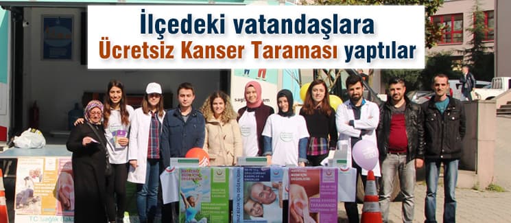 Vatandaşa ''ücretsiz kanser taraması''