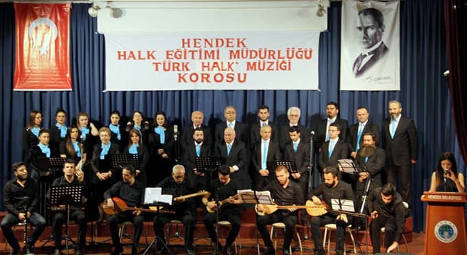 Hendek'te Türk Halk Müziği rüzgarı esti