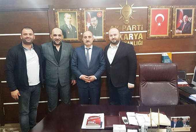 Fevzi Kılıç'tan işadamına teşekkür plaketi