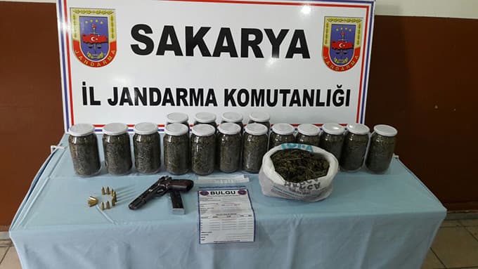 Hendek'te uyuşturucu operasyonu