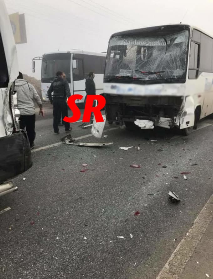 Beş araç birbirine girdi: 9 yaralı!