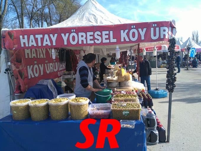 Kent Park'a fuar kuruldu
