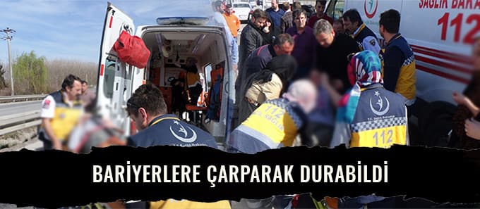 Kamyonet, otomobile arkadan çarptı
