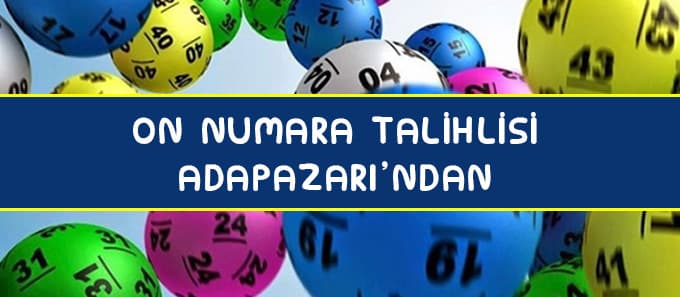 On numara'da büyük ikramiye Adapazarı'na çıktı