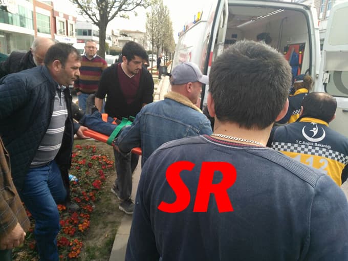 Karşıdan karşıya geçerken otomobil çarptı
