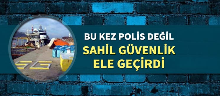 Sahil Güvenlik'ten kaçak sigara operasyonu