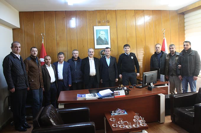 Söğütlü Emniyet Amiri Yavuz Işık'a makam ziyareti