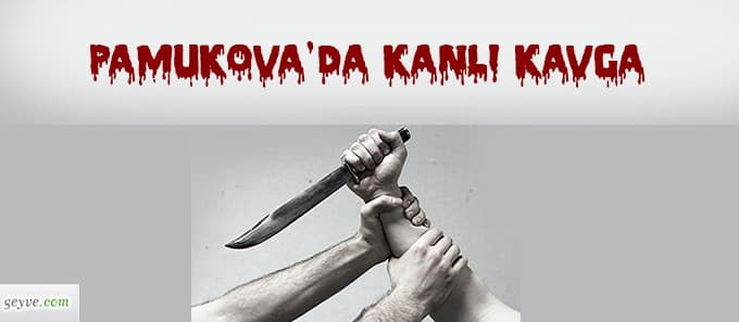 Pamukova'da bıçaklı kavga