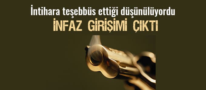 İntihar değil infaz teşebbüsü çıktı