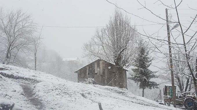 Baharı beklerken kar geldi