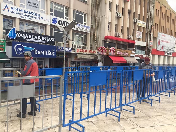 Meydanda Cumhurbaşkanı hazırlığı