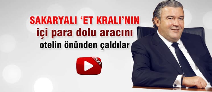 Sakaryalı iş adamına hırsızlık şoku