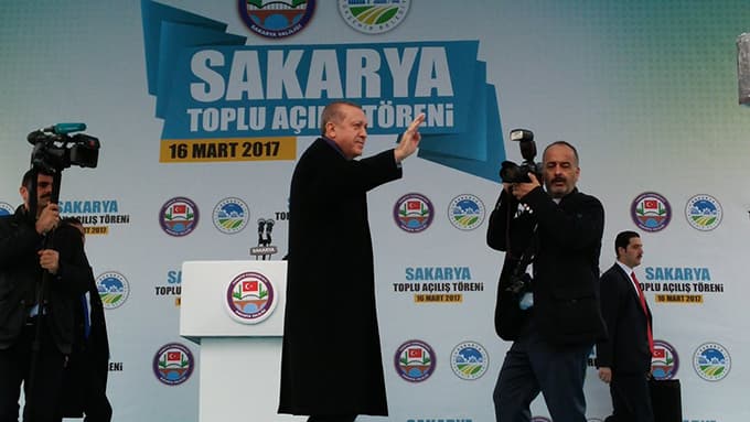 Cumhurbaşkanı Recep Tayyip Erdoğan, Sakarya'ya geldi