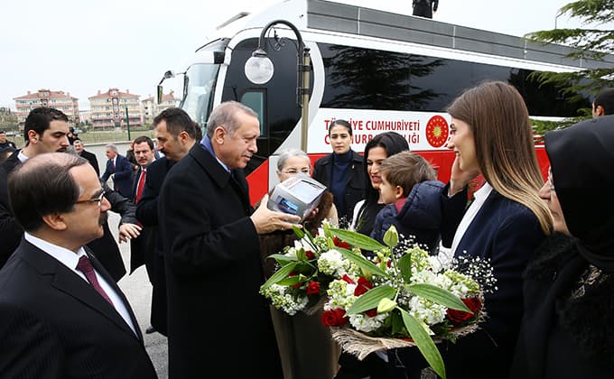 Cumhurbaşkanı Recep Tayyip Erdoğan, Sakarya'ya geldi