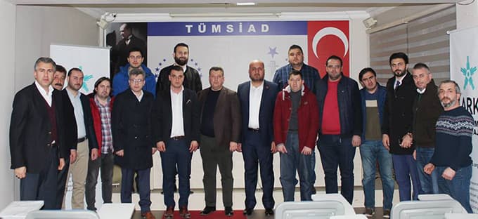 TÜMSİAD İl Başkanı, genç üyeleriyle bir araya geldi