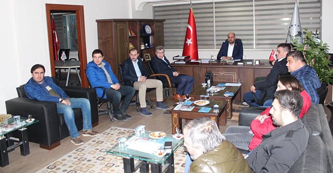 TÜMSİAD İl Başkanı, genç üyeleriyle bir araya geldi