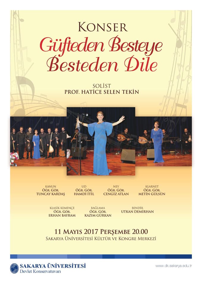 Sakarya Üniversitesi'nde konser düzenlenecek