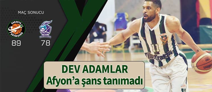 Dev Adamlar Afyon'a şans tanımadı