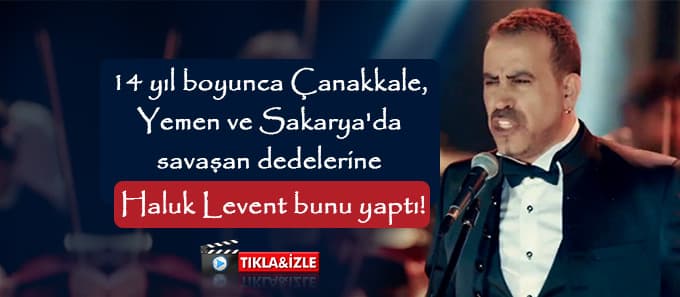 Haluk Levent'ten tüyleri diken diken eden klip