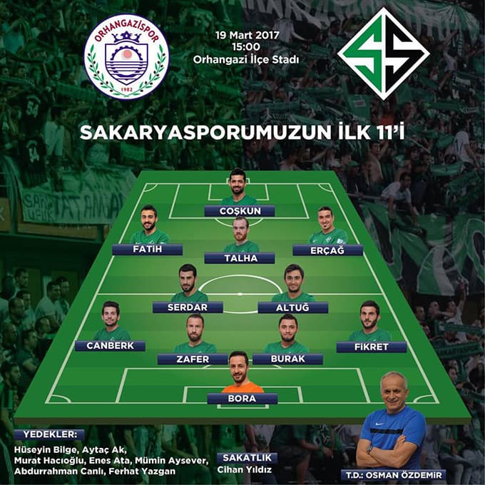 Sakaryaspor deplasmanda Orhangazispor ile karşılaştı