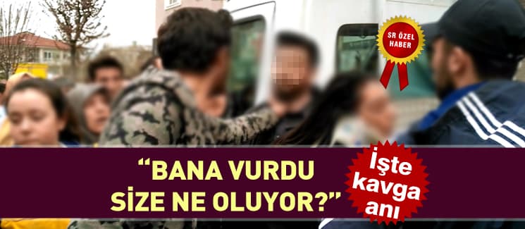 Bosna Caddesi'nde kavga! İşte o anlar...