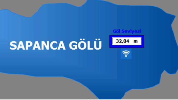 Sapanca Gölü'nün seviyesi 32,04 metre oldu