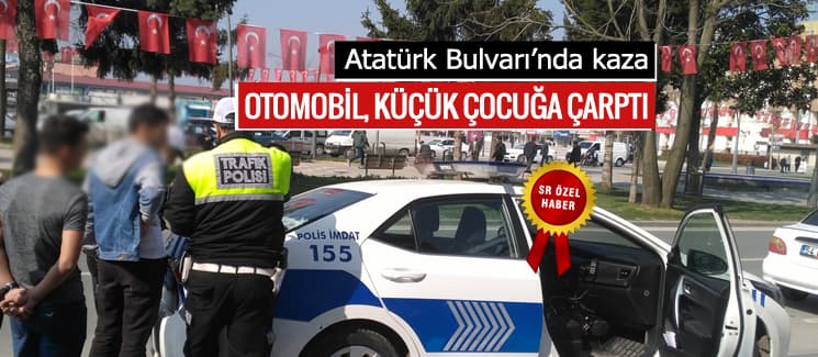 Atatürk Bulvarı'nda trafik kazası