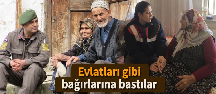 Evlatları gibi bağırlarına bastılar