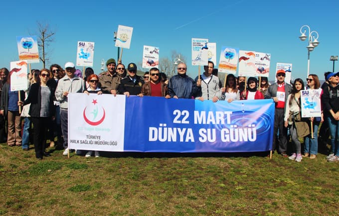 Dünya Su Günü Yürüyüşü Sapanca'da yapıldı