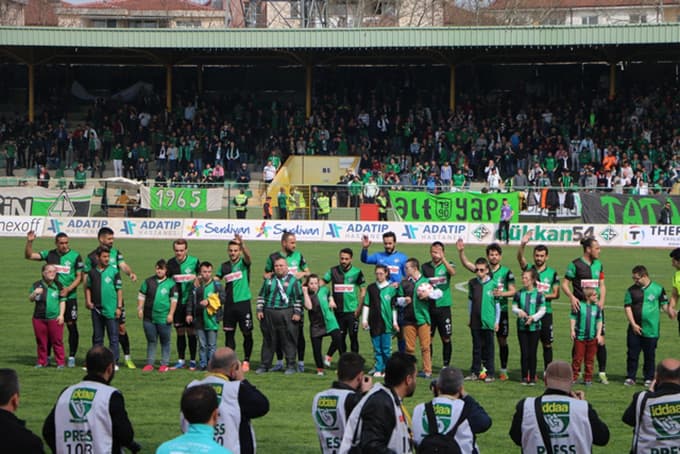 Sakaryaspor'dan 5 gollü galibiyet