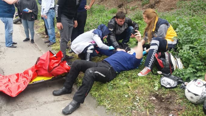Motosiklet sürücüsü kaza kurbanı oldu