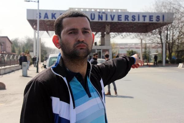 Güvenliğin kendisini dövdüğünü iddia etti