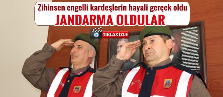 <p>&nbsp;</p><p><font face="arial,helvetica,sans-serif" size="2">Kocaali İl&ccedil;e Jandarma Komutanlığı'nda temel jandarma eğitimine tabi tutulan </font><font face="arial,helvetica,sans-serif" size="2"><font face="arial,helvetica,sans-serif" size="2">Bekbulat</font>  kardeşler, karavana dağıttı, yemek duası yaptırdı. </font></p><p><font face="arial,helvetica,sans-serif" size="2">Temel eğitimlerinden  sonra devriye gezdi, yol kontrol&uuml; yaptı, ara&ccedil; s&uuml;r&uuml;c&uuml;lerinden kimlik  istedi. G&uuml;n sonunda terhis belgelerini Kocaali Kaymakamı Alper BALCI'nın  elinden aldılar. Kaymakam Balcı &quot;Hakkari &Ccedil;ukurca'da askerlik yaptım ama  b&ouml;yle bir belgeye sahip olamadım. Bu belge herkese nasip olmaz&quot; deyince  kardeşlerden &quot;Bir belgede Kaymakam Beye yaptıralım&quot; diye espirili bir  cevap aldı.</font></p><p><font face="arial,helvetica,sans-serif" size="2">  Kardeşler terhis olduktan sonra yaptıkları konuşmada &quot;Vatan ve Millet  i&ccedil;in jandarma olmak istediklerini, bu hayallerini ger&ccedil;ekleştirdiklerini  ve &ccedil;ok mutlu olduklarını&quot; dile getirdiler<strong>.</strong> </font></p>