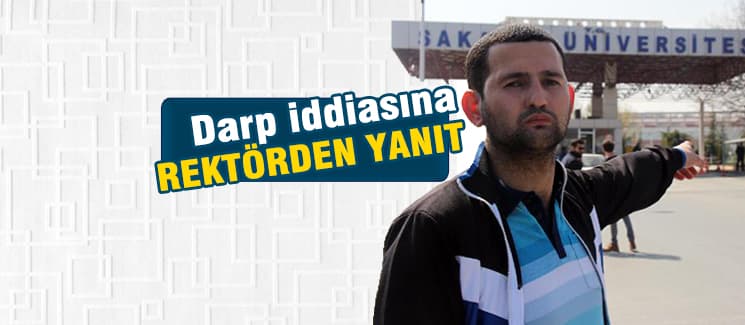 Güvenliğin kendisini dövdüğünü iddia etti