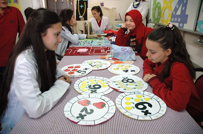 Atık malzemeler öğrencilere ilham oldu