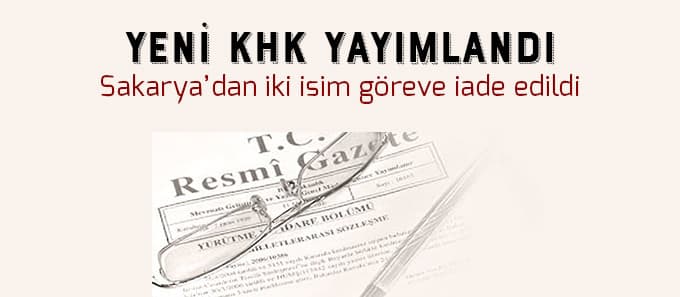 Yeni KHK yayınlandı