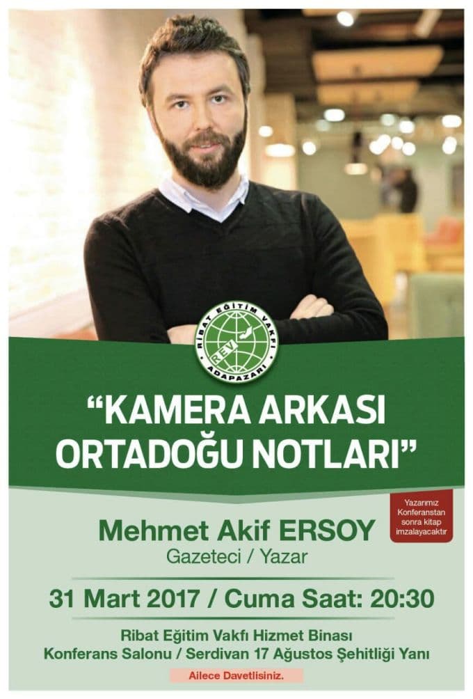 TRT Ortadoğu savaş muhabiri, Sakarya'ya geliyor
