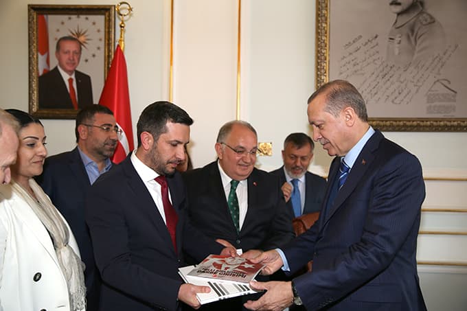 MBDD Başkanı, Cumhurbaşkanıyla bir araya geldi