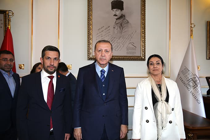 MBDD Başkanı, Cumhurbaşkanıyla bir araya geldi