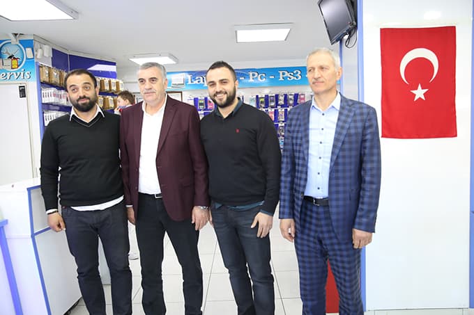 Bulvar esnafını ziyaret ettiler