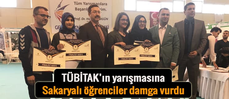 TÜBİTAK'ın yarışmasına Sakaryalı öğrencilerden başarı