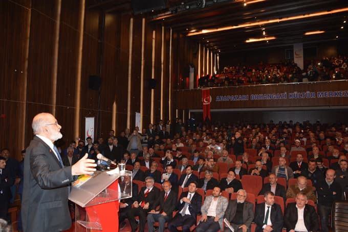Saadet Partisi Genel Başkanı Sakarya'daydı