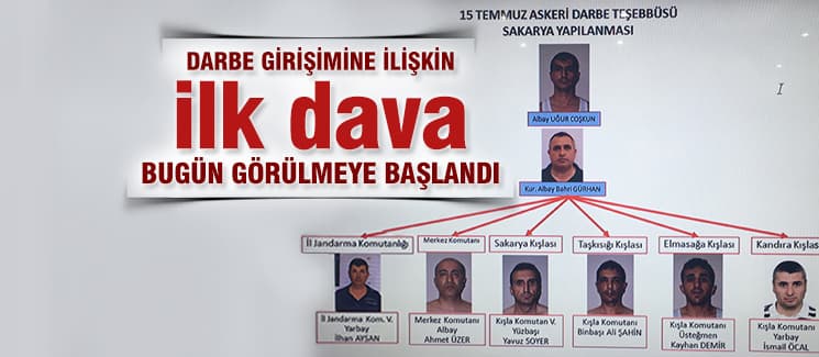 İlk dava bugün görülmeye başlandı