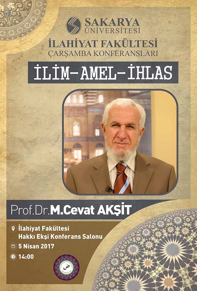 Prof. Dr. Cevat Akşit Sakarya'ya geliyor