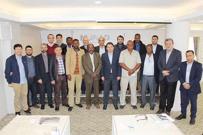 MÜSİAD Sudanlı iş adamlarıyla görüştü