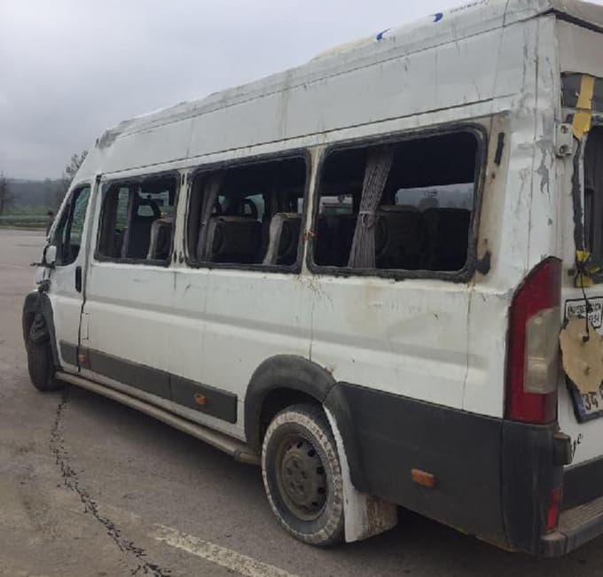 Öğrenci servisi kaza yaptı